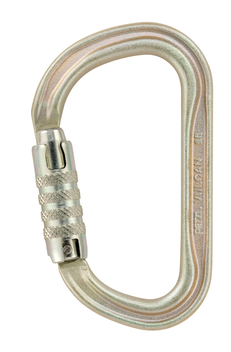 PETZL Vulcan Carabiner - High-strength asymmetrical carabiner with large capacity