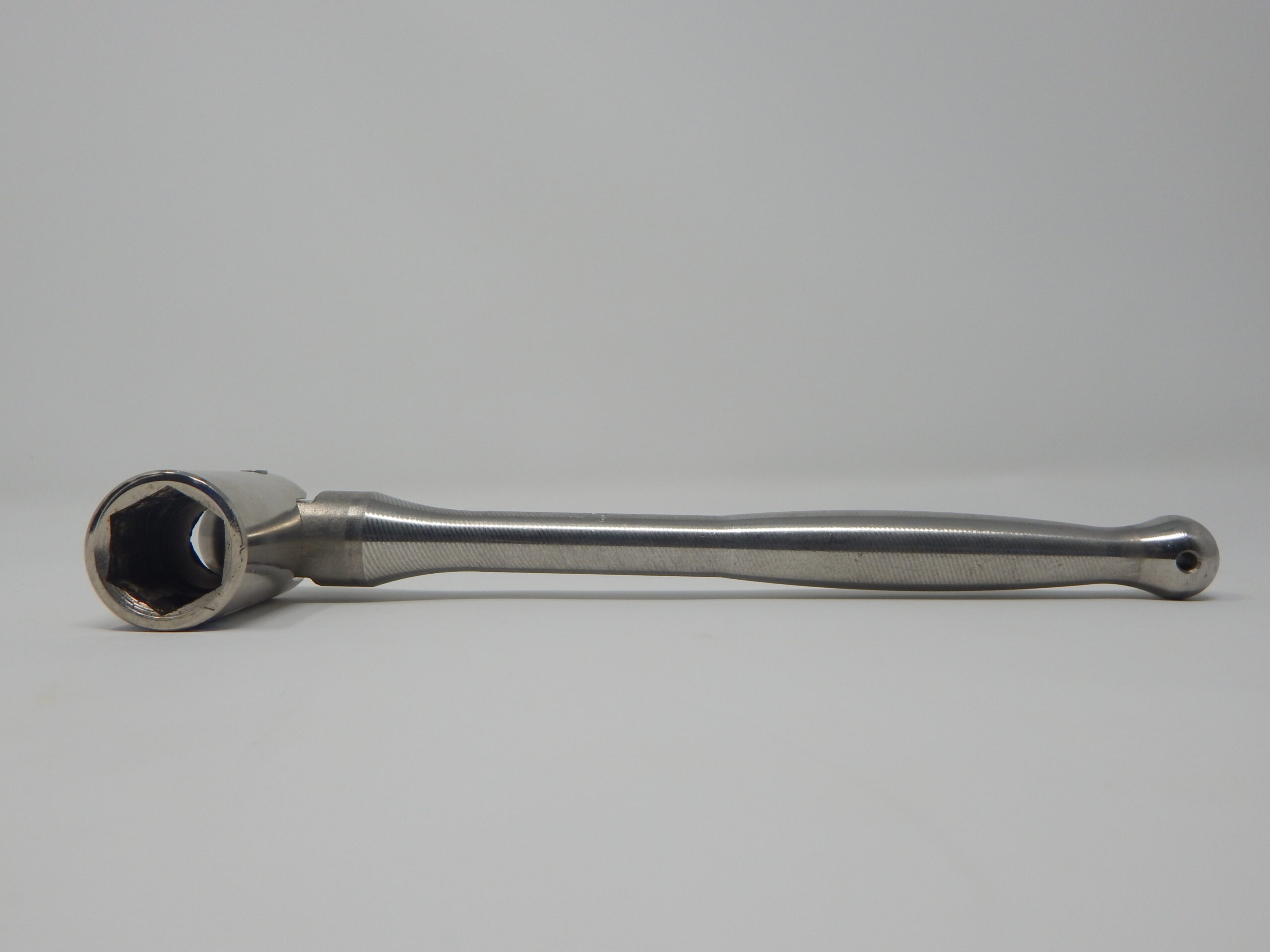 Priory, 7/16” Flip Spanner, - Hexagon Slim Short Box Socket, - Stainless Steel Poker Handle - Image 2