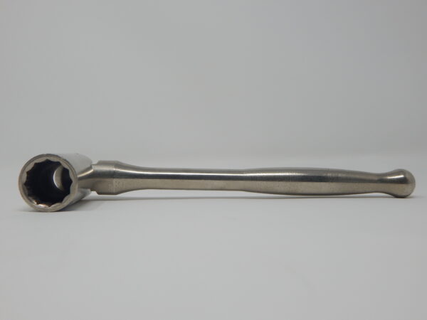 Priory, 7/16” Flip Spanner, - Bi- Hex Slim & Long Box Socket, - Stainless Steel Poker Handle