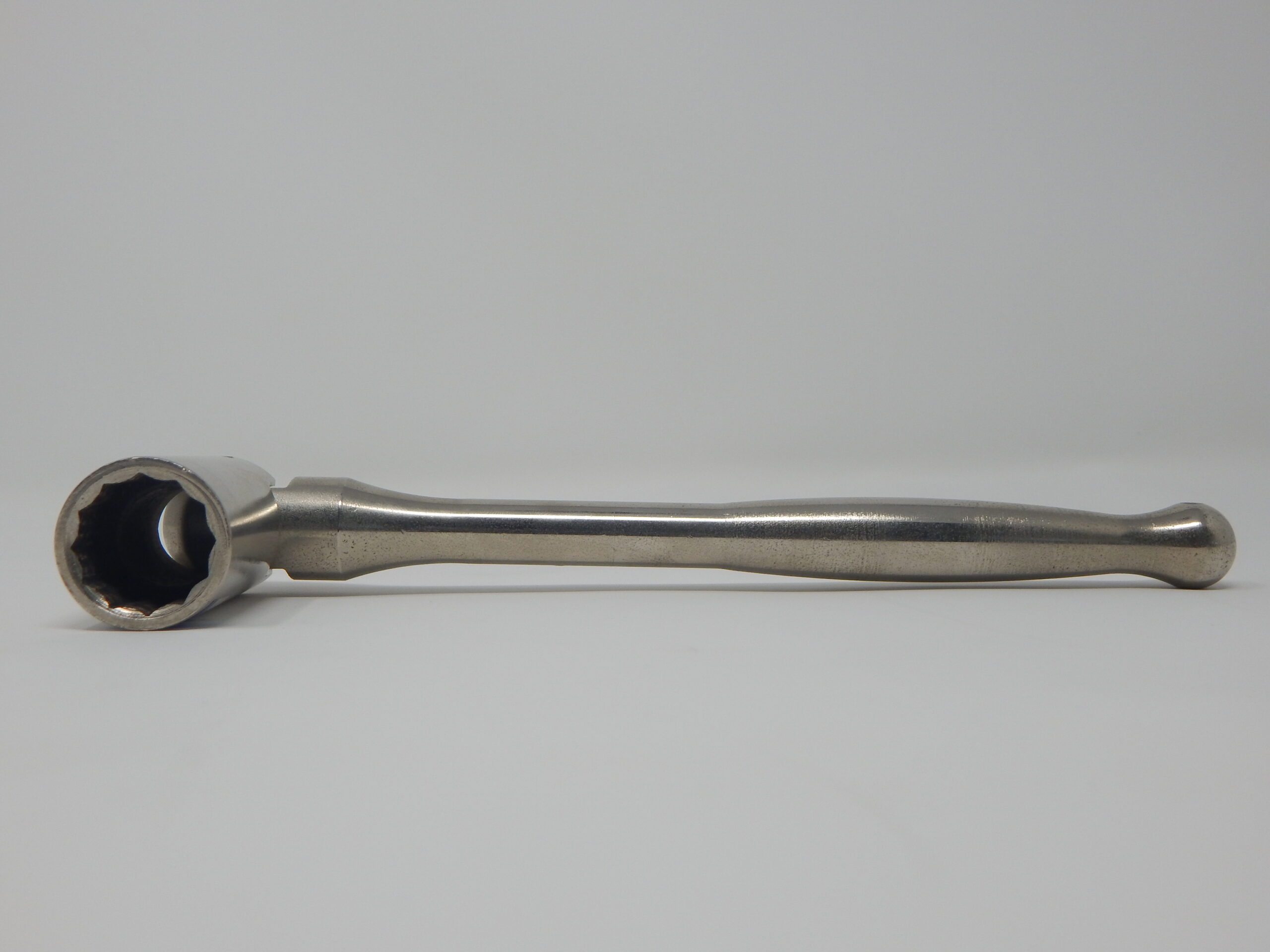 Priory, 7/16” Flip Spanner, - Bi- Hex Slim & Long Box Socket, - Stainless Steel Poker Handle - Image 2