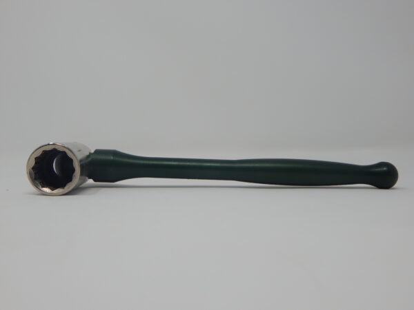 Priory, 7/16” Flip Spanner, - Bi- Hex Slim Short Box Socket, - Aluminium Poker Handle, GREEN