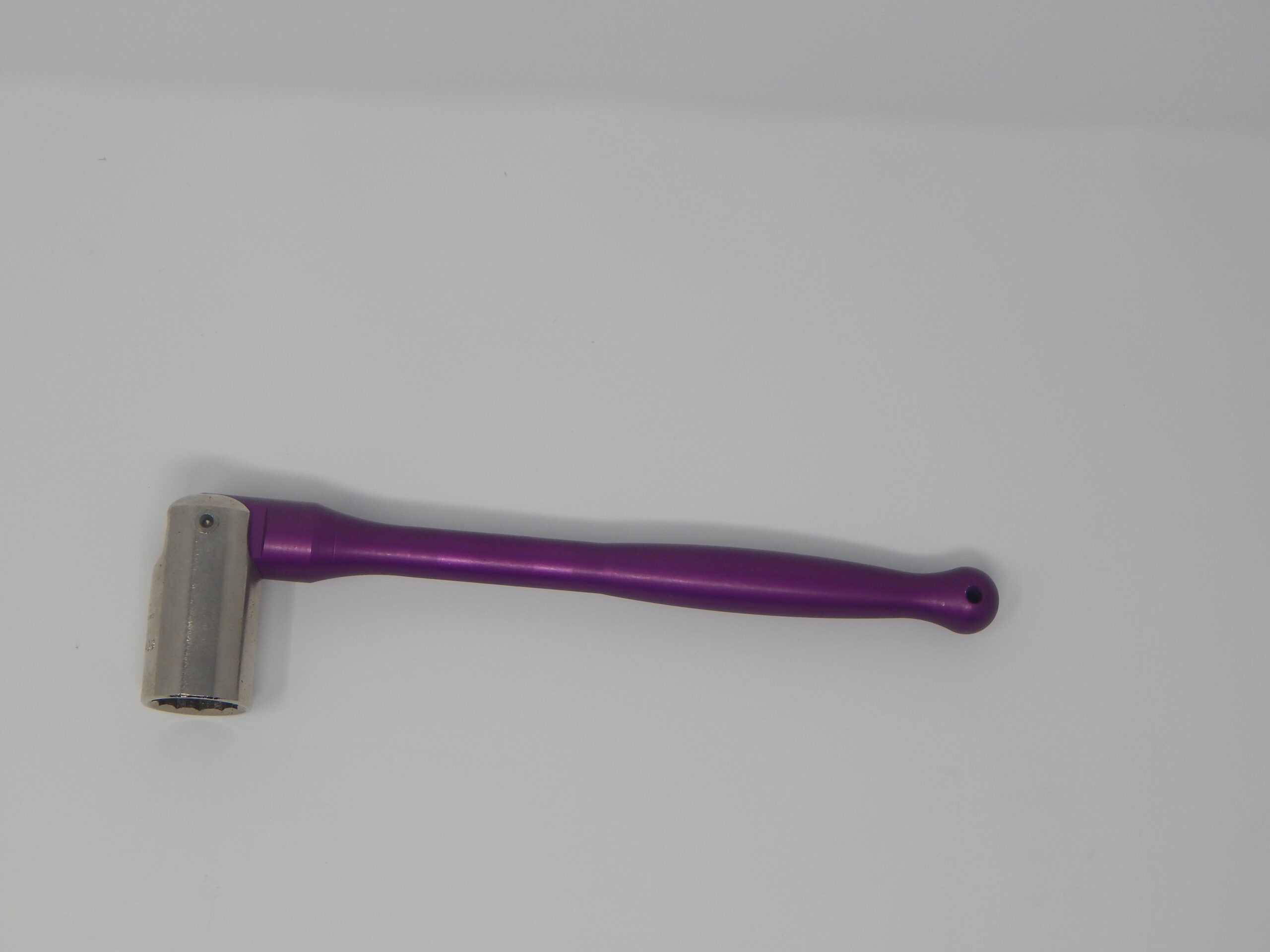 Priory, 7/16” Flip Spanner, - Bi- Hex Slim Short Box Socket, - Aluminium Poker Handle, PURPLE