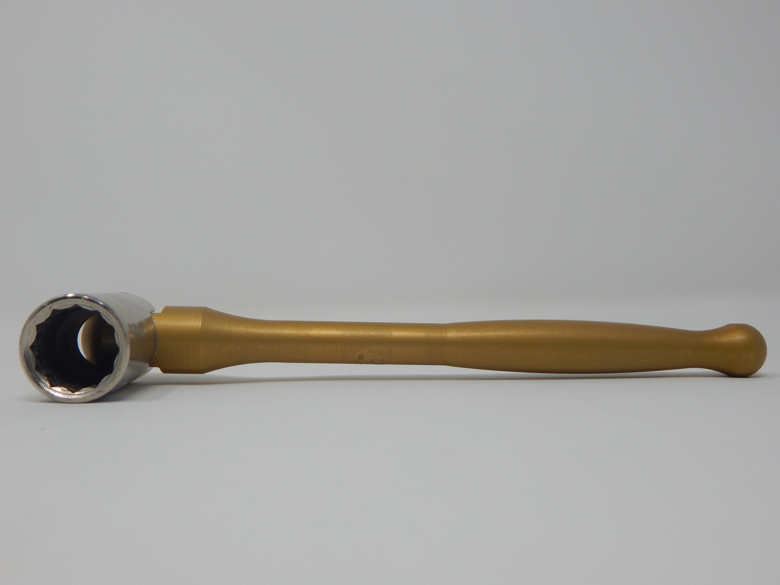 Priory, 7/16” Flip Spanner, - Bi- Hex Slim Short Box Socket, - Aluminium Poker Handle, COPPER - Image 2