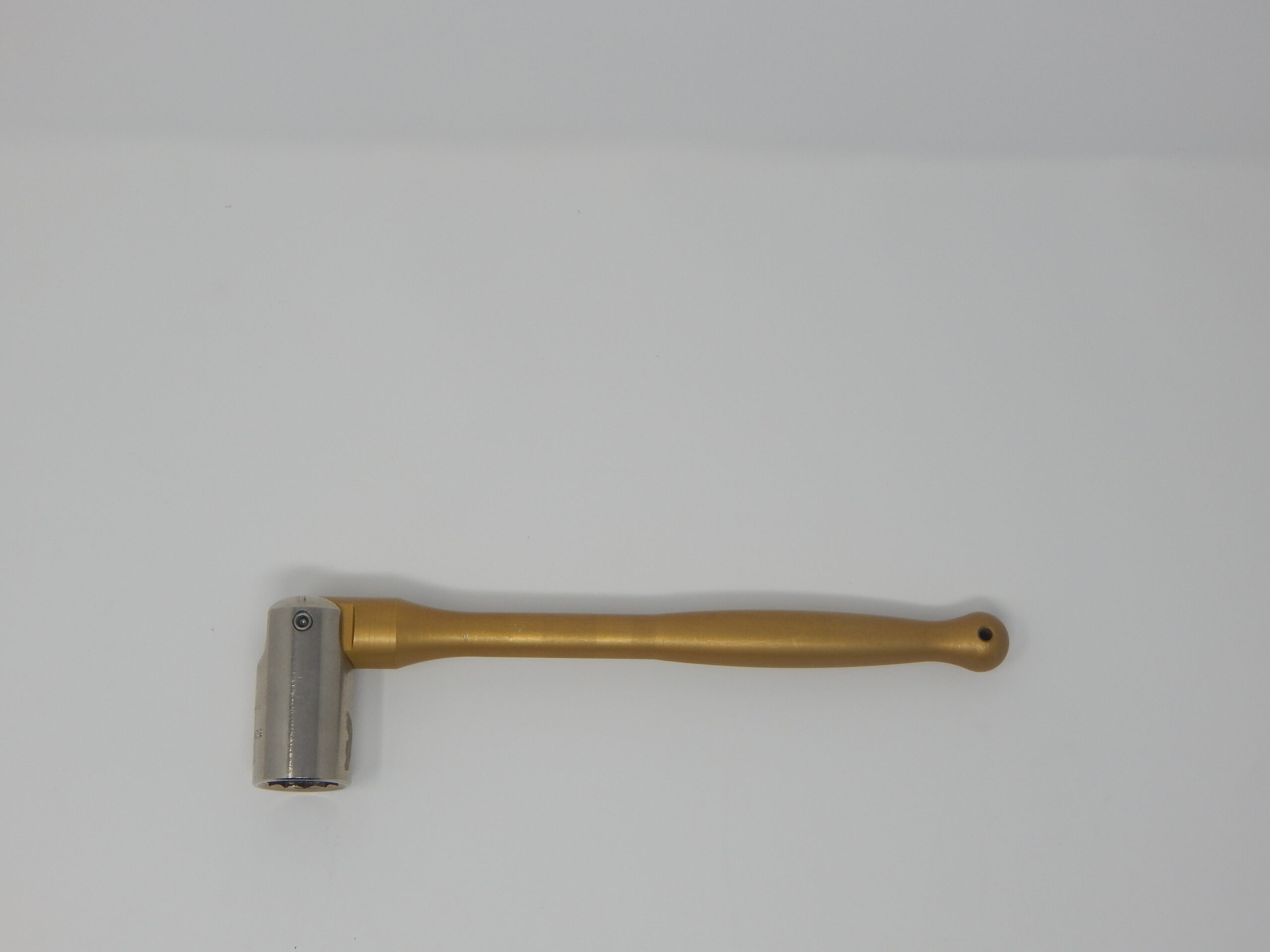 Priory, 7/16” Flip Spanner, - Bi- Hex Slim Short Box Socket, - Aluminium Poker Handle, COPPER