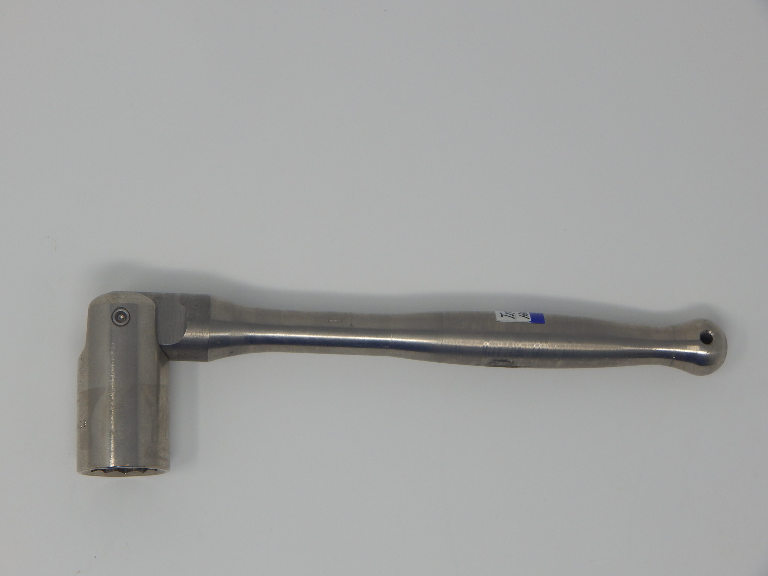 Priory, 7/16” Flip Spanner, - Bi- Hex Slim Short Box Socket, - Titanium Poker Handle