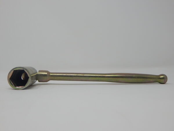 I.M.N, 7/16” Flip Spanner, - Hexagon Long Reach Box Socket, - Poker Handle, Zinc Plated