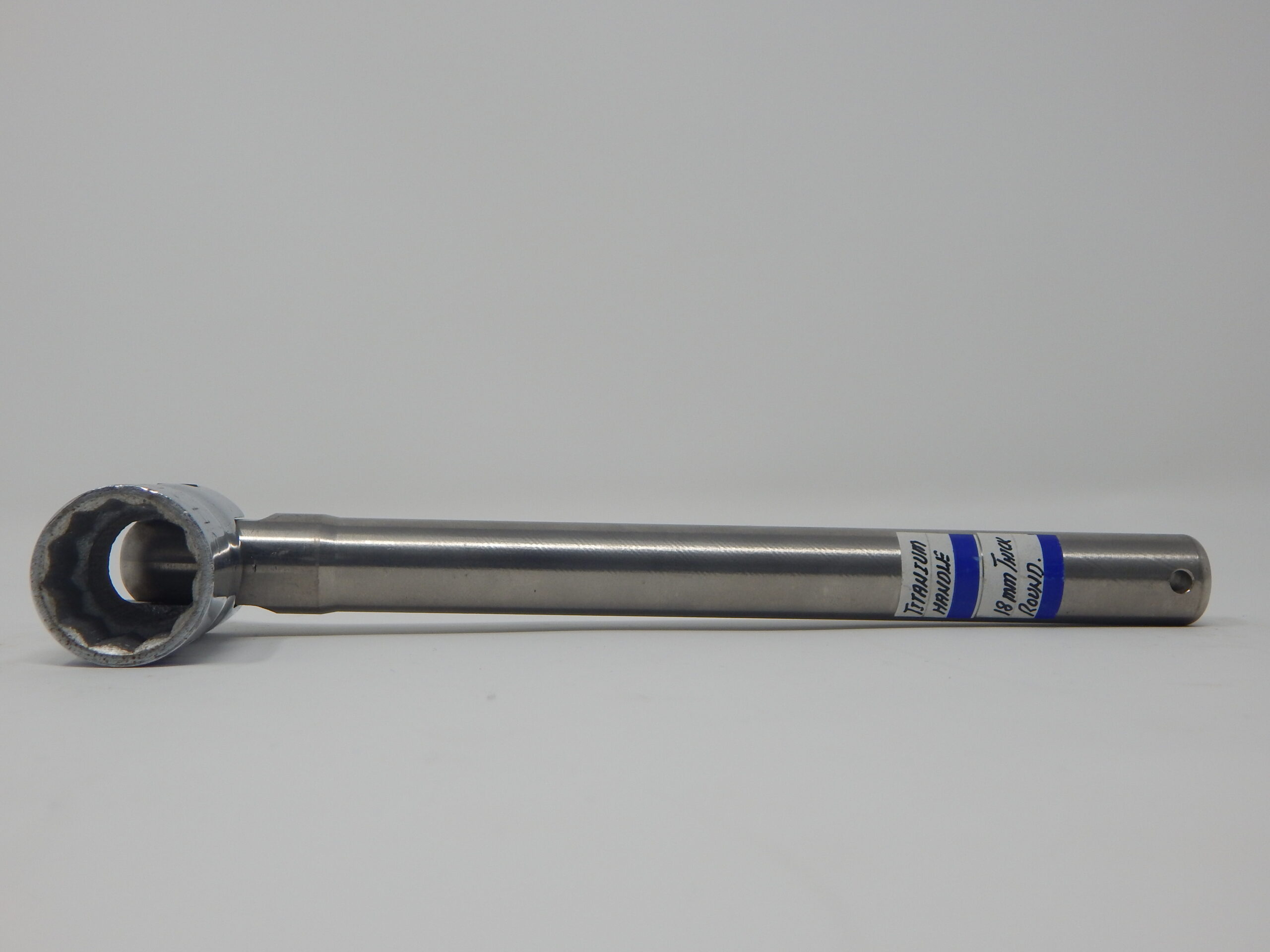 I.M.N. 7/16" Flip Spanner,Bi-Hex Pinched Short Box Socket, 18mm Titanium Thick Round Handle - Image 2