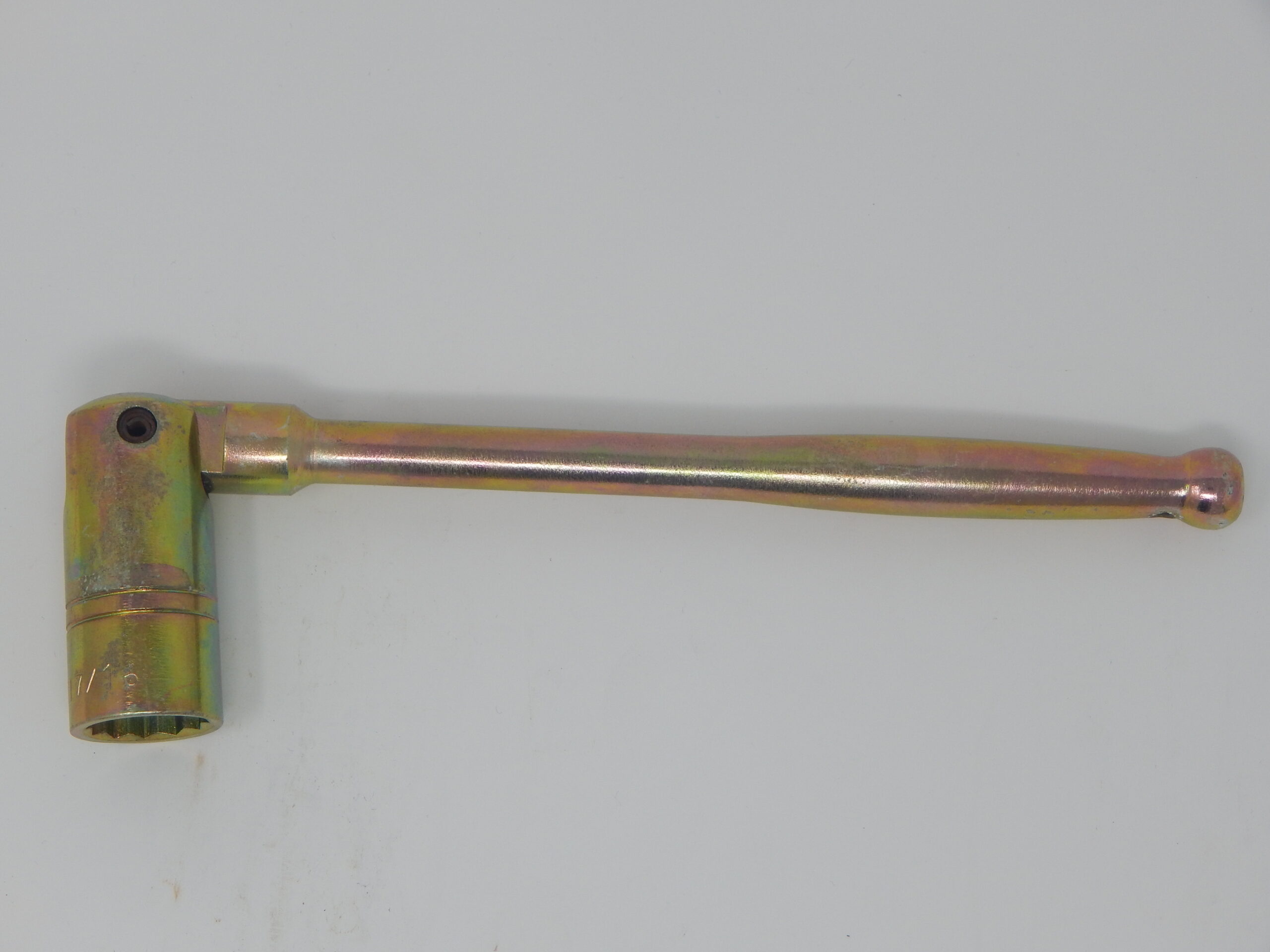 Jayati, 7/16” Flip Spanner, - Bi- Hex Special Alloy Long Reach Box - Socket, - Poker Handle, Zinc Plated