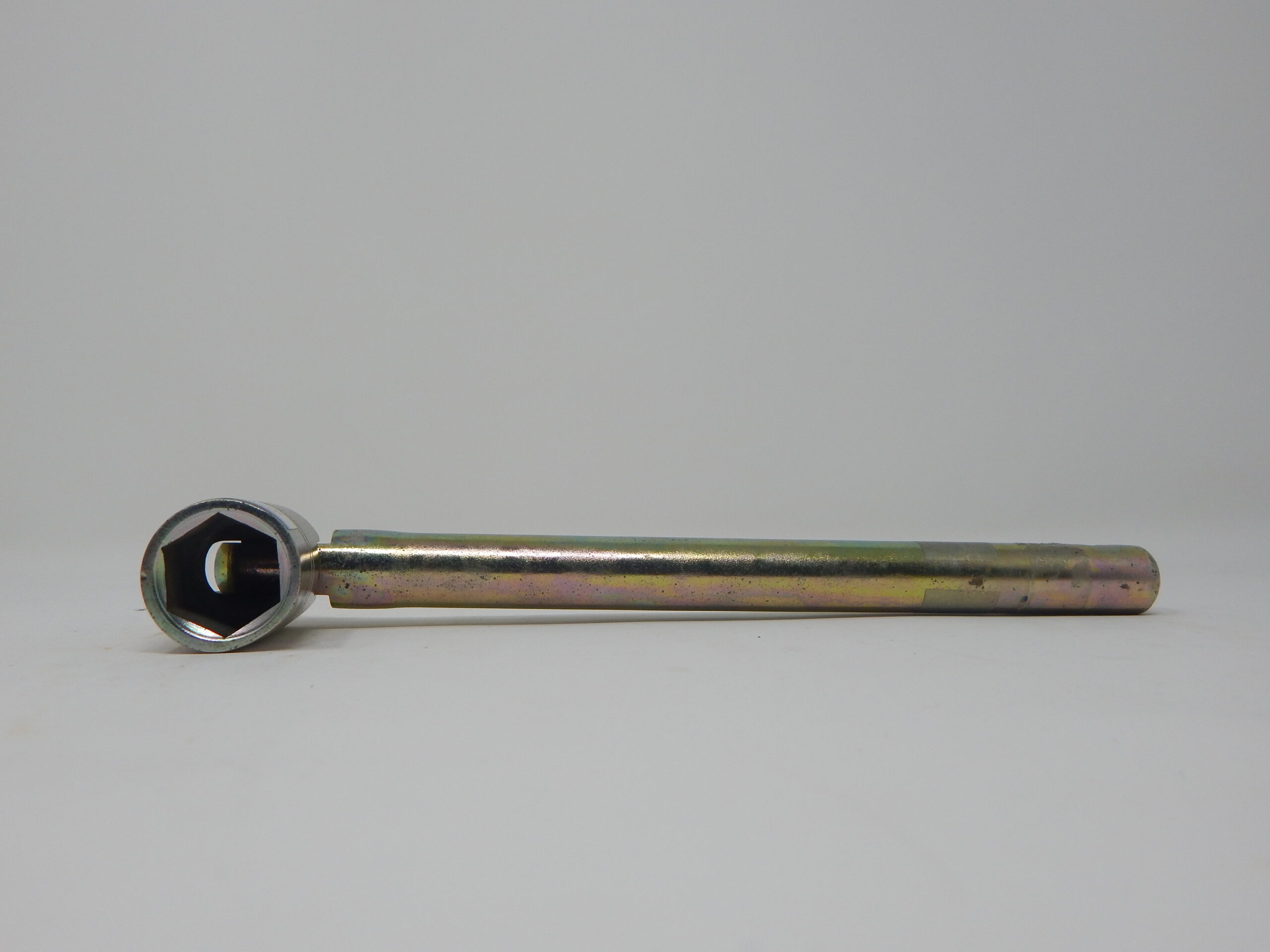 Jayati, 7/16” Flip Spanner, - Hexagon Special Alloy Short Box Socket, - 18mm Thick Round Handle, Zinc Plated - Image 2