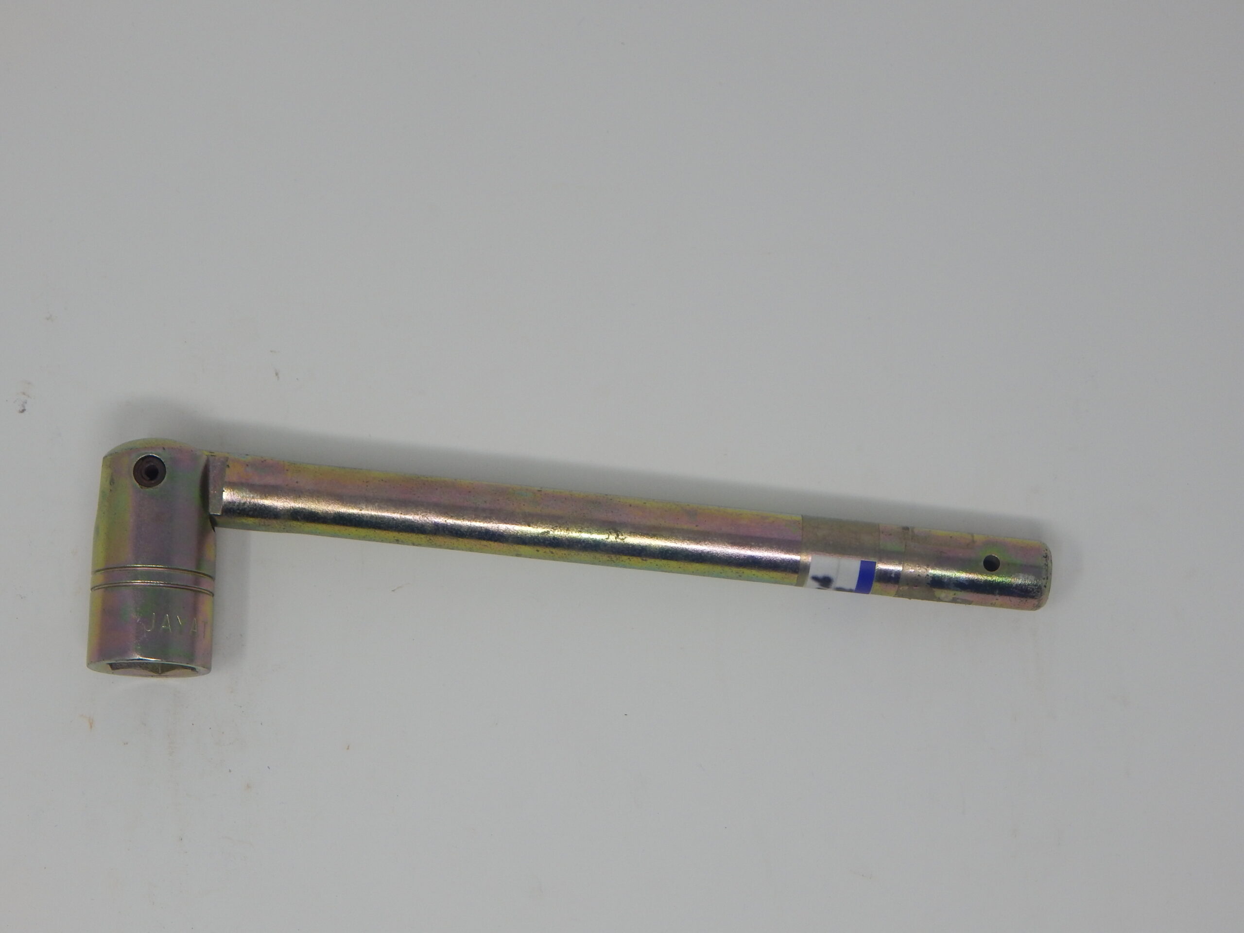 Jayati, 7/16” Flip Spanner, - Hexagon Special Alloy Short Box Socket, - 18mm Thick Round Handle, Zinc Plated