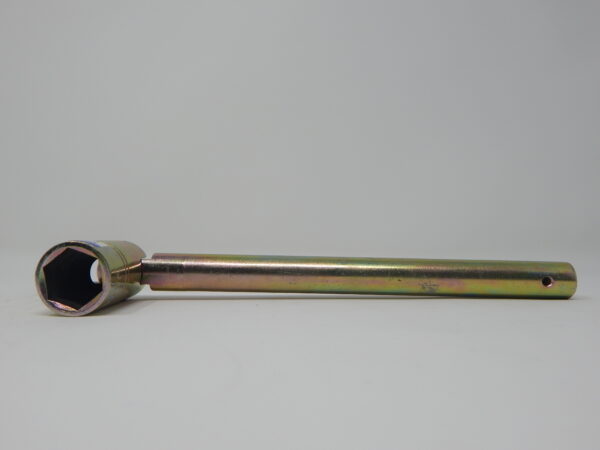 Jayati, 7/16” Flip Spanner, - Hexagon Special Alloy Long Reach Box - Socket, - 18mm Thick Round Handle, Zinc Plated