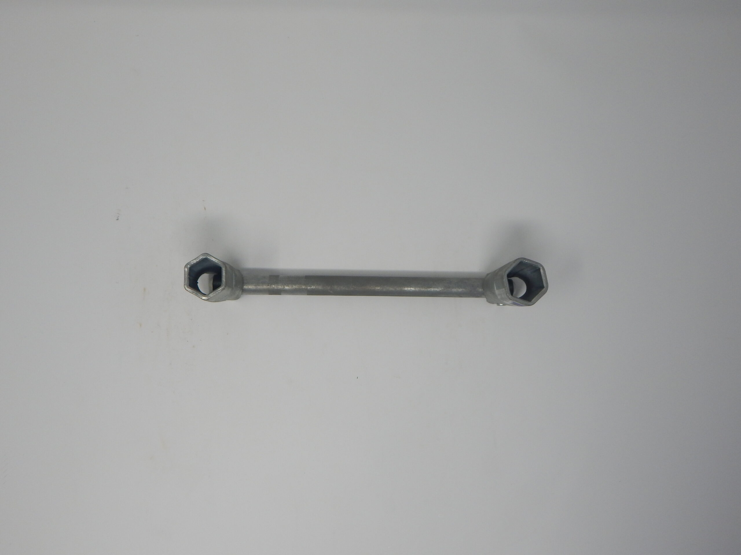 Jayati, 1 /2” x 7/16” Double Ended Tublar Flip Spanner, Hexagon Short Box Sockets, 15mm Slim Round handle Zinc Plated