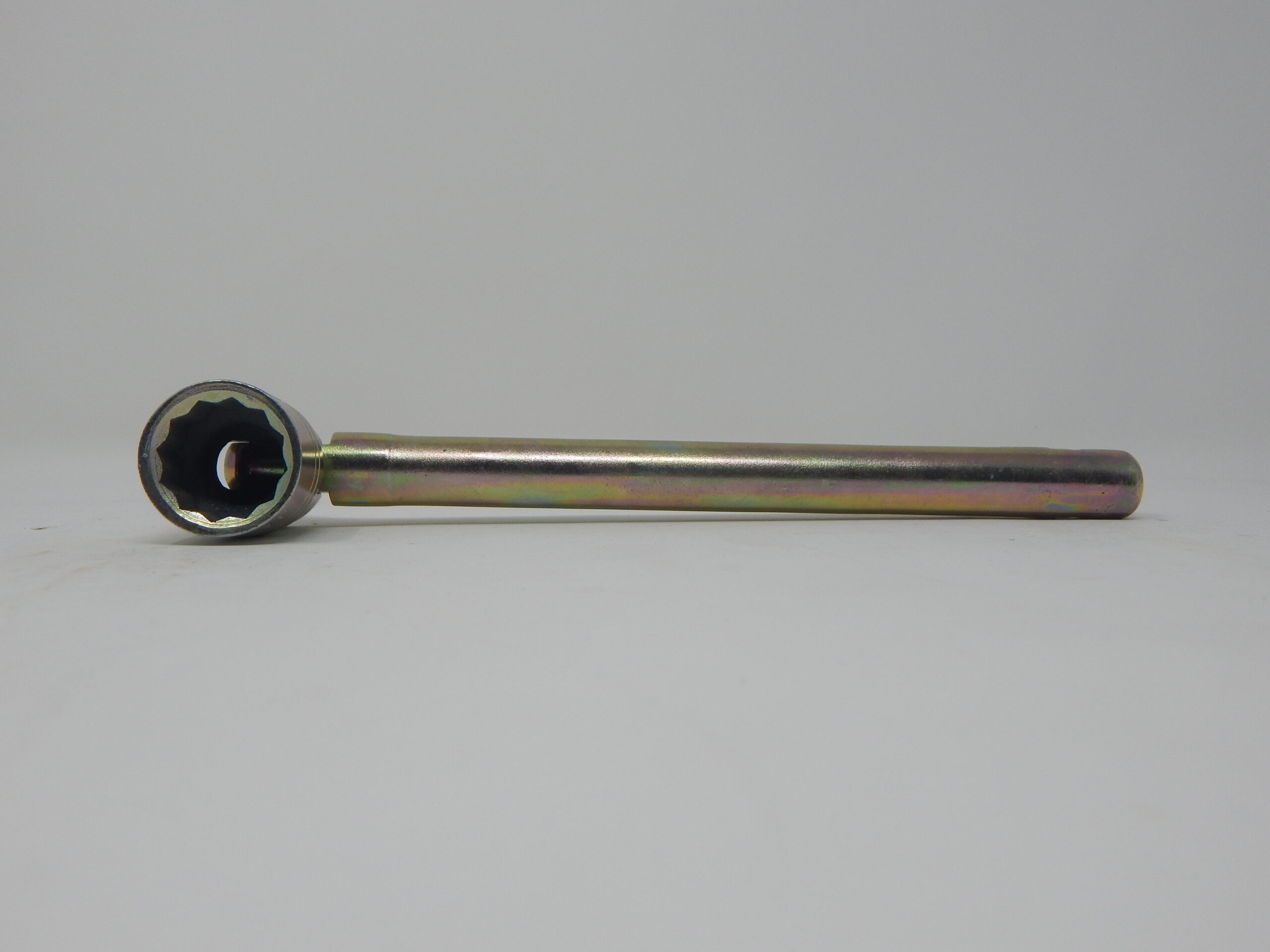 Jayati, 1/2" Flip Spanner, Bi- Hex Special Alloy Short Box Socket, 18mm Thick Round Handle Zinc Plated - Image 2