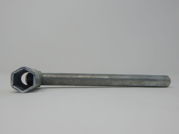 Jayati, 1/2" Flip Spanner, Hexagon Short Box Socket, 19mm Thick Round Handle Zinc Plated