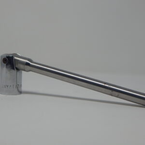 Jayati, 7/16" Flip Spanner, Bi- Hex Short Box Socket, Thin Round Handle Stainless Steel