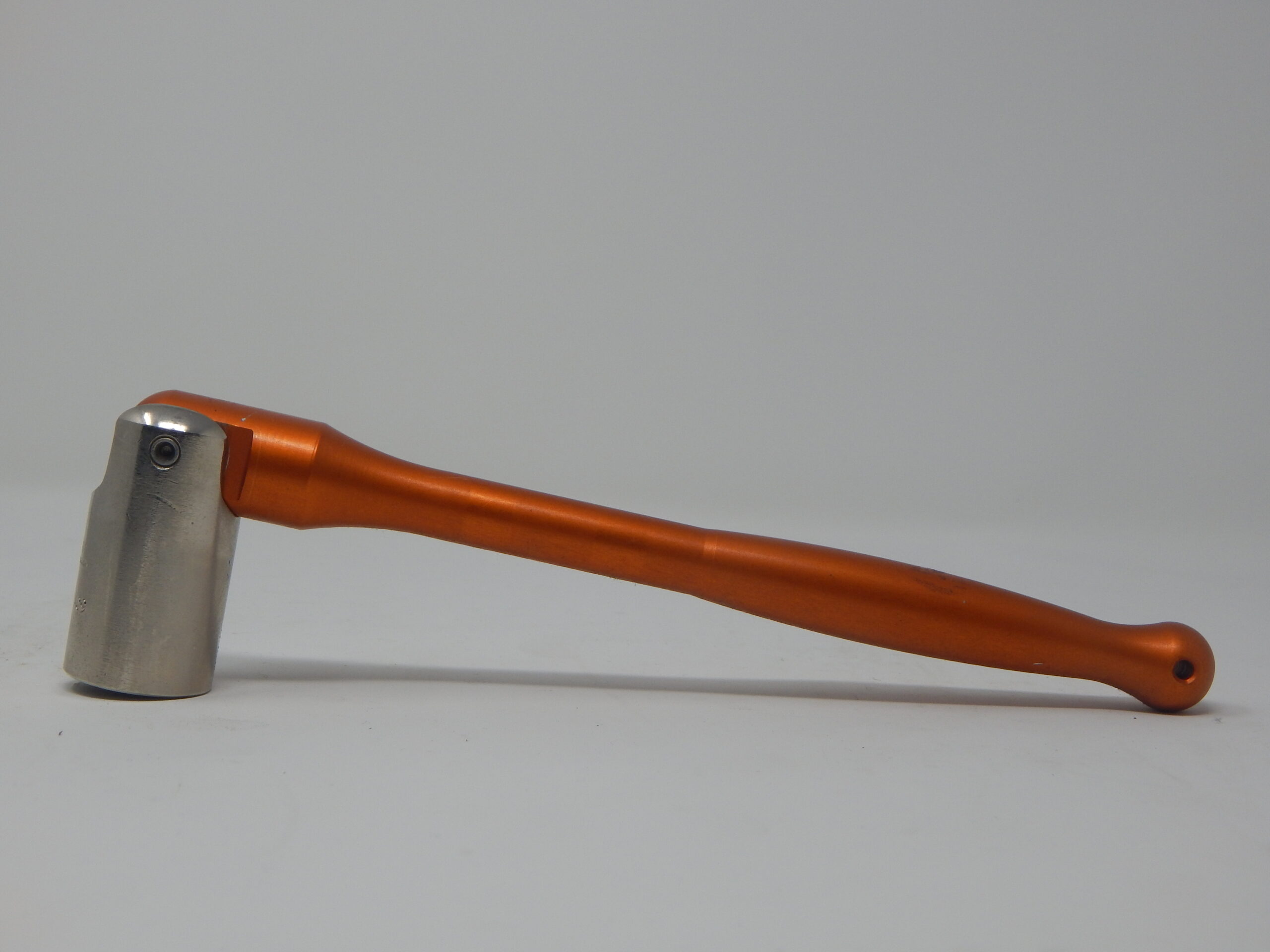 Priory, 7/16” Flip Spanner, - Bi- Hex Slim Short Box Socket, - Aluminium poker Handle, ORANGE - Image 2