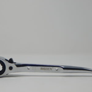 Big Ben, 21/22 mm Stainless Steel Ratchet - Semi Flush Type Socket, Short Podger - Handle.