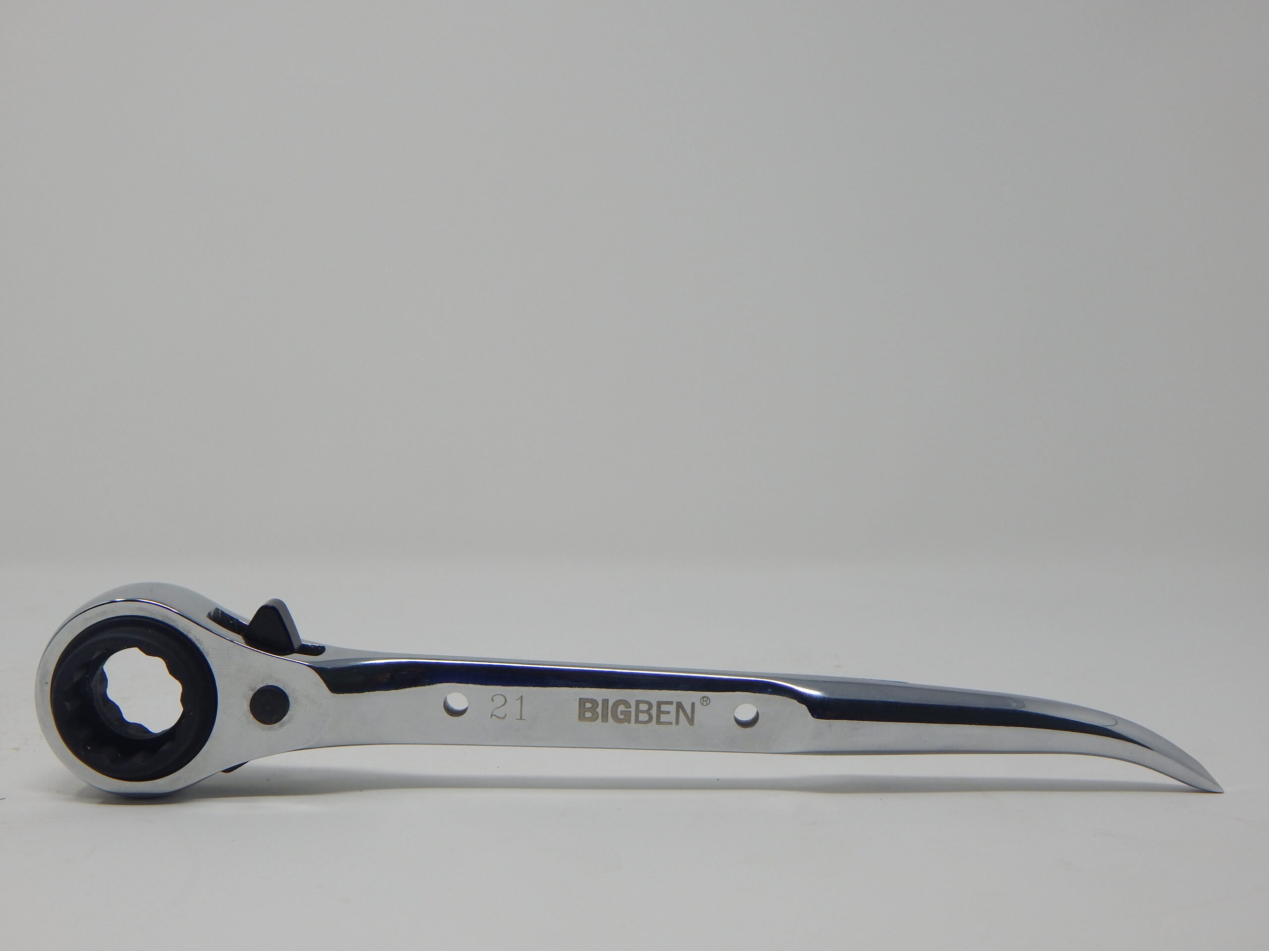 Big Ben, 21/22 mm Stainless Steel Ratchet - Semi Flush Type Socket, Short Podger - Handle.