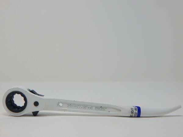 Priory, 19/21 mm Steel Ratchet, - Flush Type Socket, Short Podger Handle, - WHITE