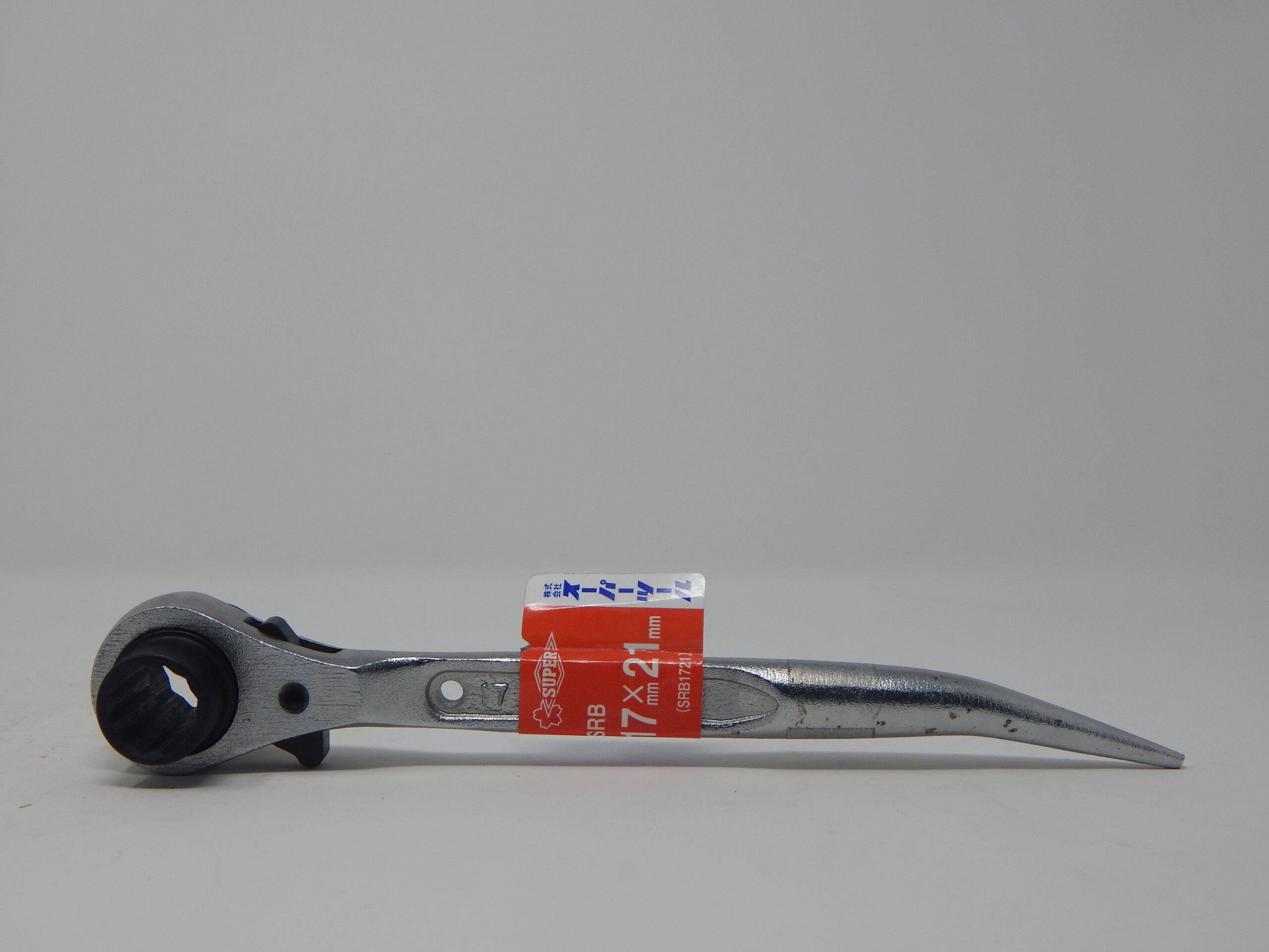 Supertool, 17/21 mm Steel Ratchet, - Box Type Socket, Short Podger Handle