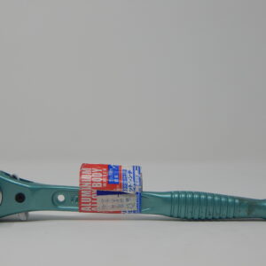 Supertool, 17/21 mm Aluminium Ratchet, - Box Type Socket, Short Non- Slip Handle. - GREEN