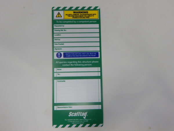 General Purpose Use Only Tag, - ORANGE