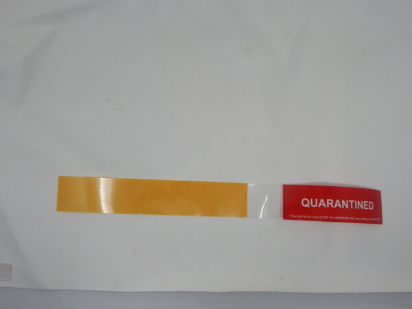 Scaffold Quarantine Tag